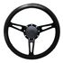 Steering Wheel with 48 Spline Williams Black Leather Black Boss - EXT90063 - Exmoor - 1